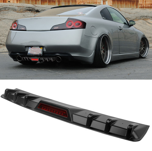 Black car rear bumper diffuser - car,