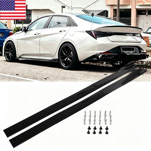 2m black side skirt - 86.6'',