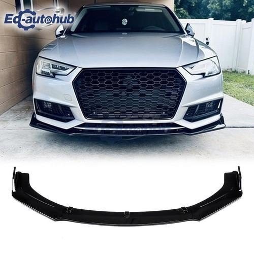 Gloss black front bumper - front,