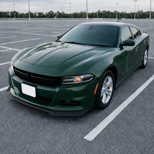 Matte black front bumper - front,