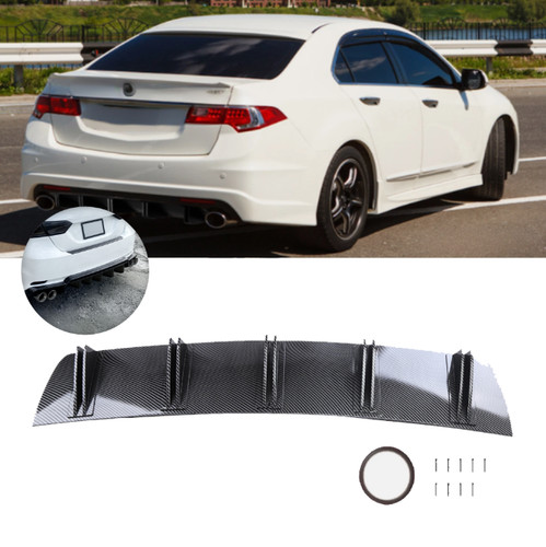 Carbon style rear - carbon, diffuser